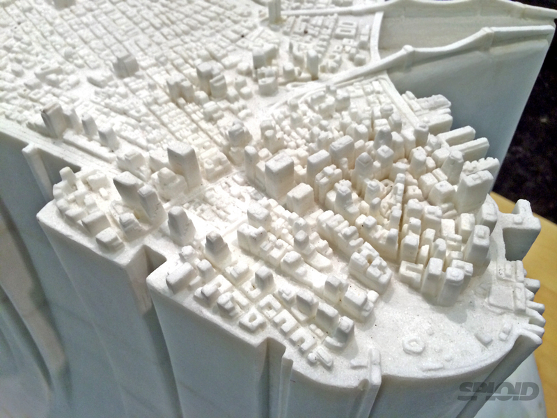 Illustration for article titled This 9-foot-long Manhattan model carved in marble is so damn awesome